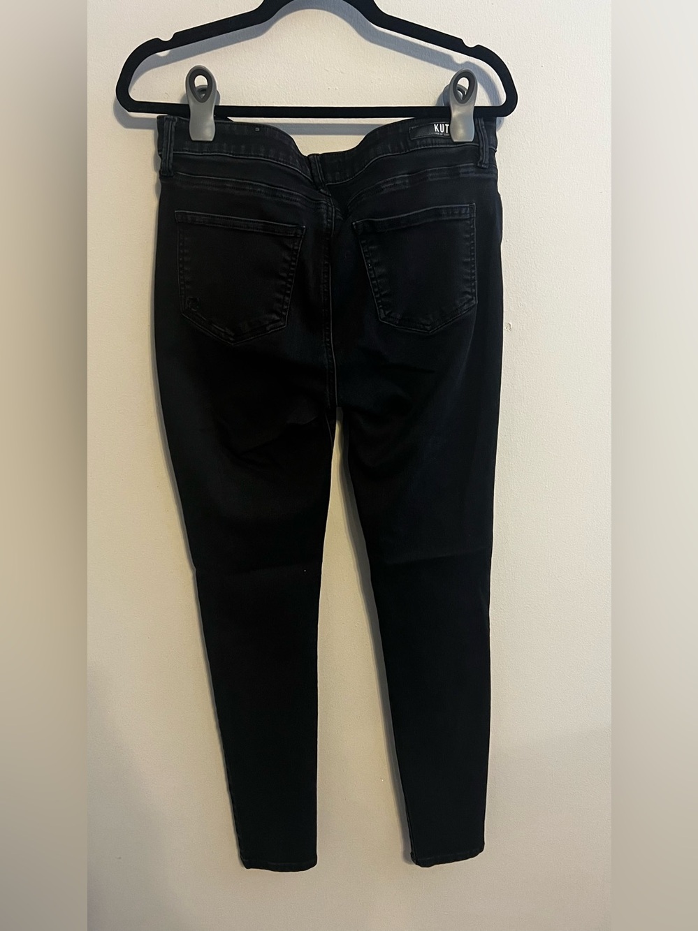 KUT from the Kloth Mia High Rise Skinny Jeans in Black | Women’s 8 - Picture 4 of 7